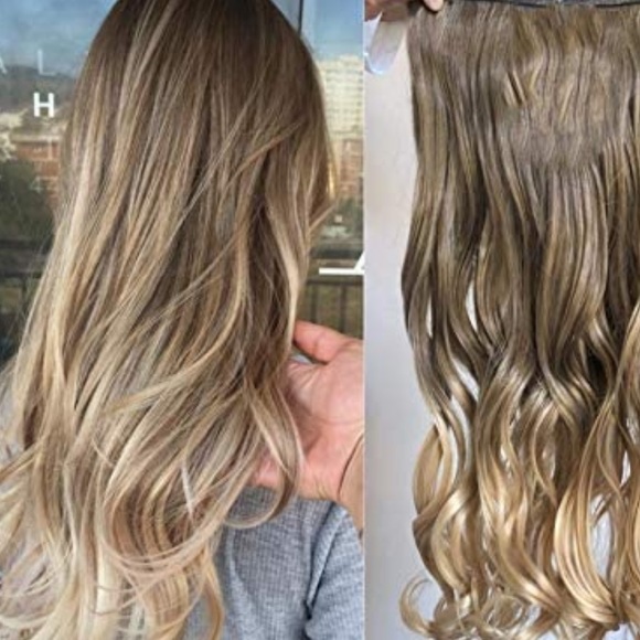 Other - One Piece Clip in Hair Extensions Ombre